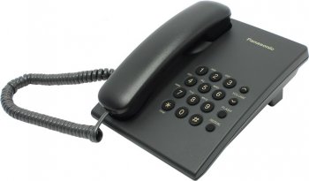 Стационарный телефон Panasonic KX-TS 2350RUB <Black>