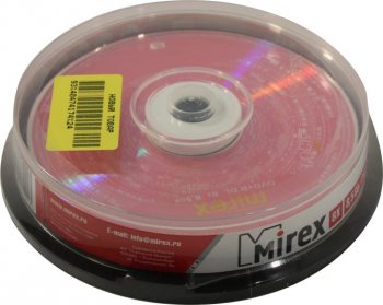 Диск DVD+R Mirex 8.5Gb 8x Dual Layer (упак. 10шт. на шпинделе)