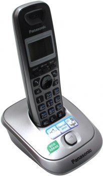 Радиотелефон Panasonic KX-TG2511RUM <Silver-Gray> (трубка с ЖК диспл.,DECT)