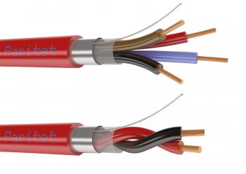 Кабель для систем ОПС КПСВВнг(А) LS 2х2х0,5 (для систем сигнализации и управления групповой прокладки с пониженным дымо- и газовыделением)