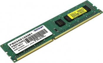 Оперативная память Patriot DDR-III DIMM 4Gb <PC3-10600> CL9