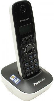 Радиотелефон Panasonic KX-TG1611RUW <Black-White> (трубка с ЖК диспл.,DECT)