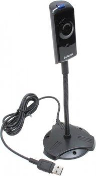 Веб-камера A4-Tech WebCam <PK-810G-1 Black > (USB2.0, 640*480, микрофон)