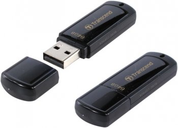 Накопитель USB Transcend <TS64GJF350> JetFlash 350 USB2.0 Flash Drive 64Gb (RTL)