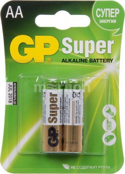 Батарейка GP 15A-EU2 AA 2шт