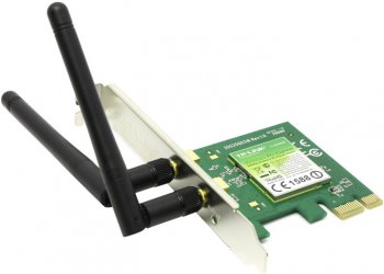 Адаптер беспроводной связи TP-Link <TL-WN881ND> Wireless N PCI Express Adapter (802.11b/g/n, 300Mbps)