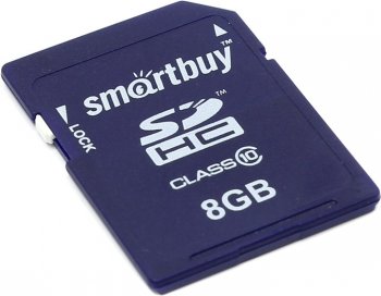 Карта памяти SmartBuy <SB8GBSDHCCL10> SecureDigital High Capacity Memory Card 8Gb Class10