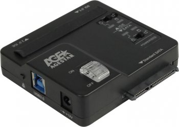 Адаптер для подключения к USB AgeStar<3FBCP>IDE/SATA-->USB3.0 Adapter(адаптер для подкл-я IDE/SATA 2.5"/3.5"устройств к USB3.0)+Б.П.