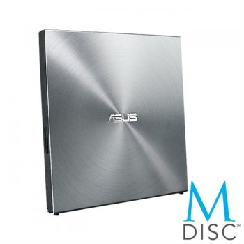 Привод DVD внешний DVD RAM & DVD±R/RW & CDRW ASUS SDRW-08U5S-U <Silver> USB2.0 EXT (RTL)