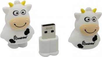 Накопитель USB SmartBuy Wild Series Cow <SB32GBCow> USB2.0 Flash Drive 32Gb (RTL)
