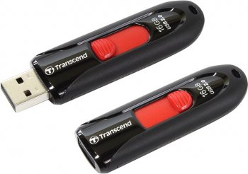 Накопитель USB Transcend <TS16GJF590K> JetFlash 590 USB2.0 Flash Drive 16Gb (RTL)