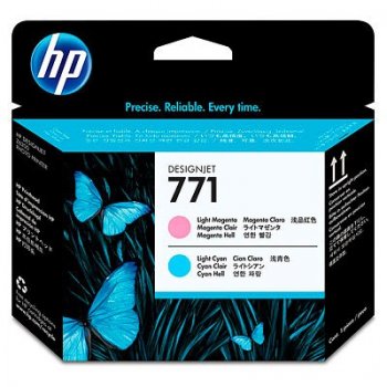 Печатающая головка HP 771 CE019A светло-голубой/светло-пурпурный для DJ Z6200