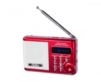 Радиоприемник Perfeo Perfeo Sound Ranger, УКВ+FM, MP3 (USB/microSD), AUX, BL-5C 1000mAh, красный (PF-SV922RED)
