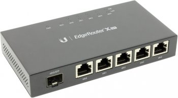 Маршрутизатор UBIQUITI <ER-X-SFP> EdgeRouter X (5UTP 1000Mbps, 1SFP, PoE)