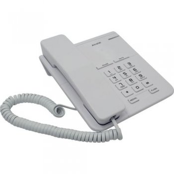 Стационарный телефон ALCATEL T22 White Flash, Recall, Wall mt.