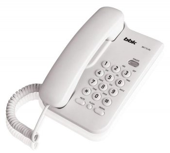 Стационарный телефон BBK BKT-74 RU белый