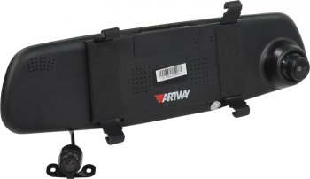 Автомобильный видеорегистратор Artway AV-601 (2xCam, 1920х1080/640x480, 120°/90°, LCD 3.5", microSDXC, мик, Li-Ion)