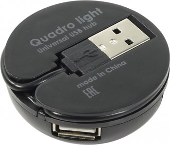 Концентратор USB Defender Quadro Light <83201> 4-Port USB2.0 HUB