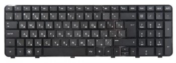 Клавиатура 634139-251 для ноутбука HP для Pavilion dv6-6000, черная с рамкой, гор. Enter