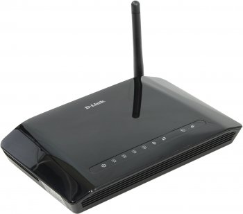 Маршрутизатор ADSL D-Link <DSL-2640U /RB/U2B> Wireless ADSL2+ Router (AnnexB, 4UTP10/100Mbps, RJ11, 802.11b/g/n)