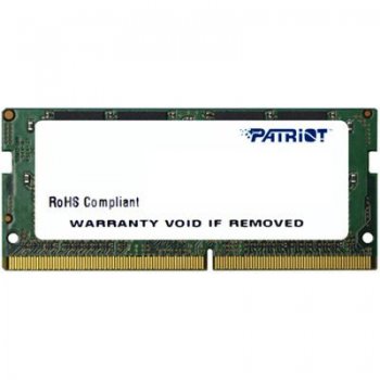Оперативная память для ноутбуков Patriot Signature Line <PSD44G213381S> DDR4 SODIMM 4Gb <PC4-17000> CL15 (for NoteBook)