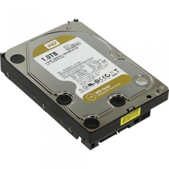 Жесткий диск 1 Тб SATA 6Гб / s Western Digital Gold < WD1005FBYZ > 3.5" 7200rpm 128Mb