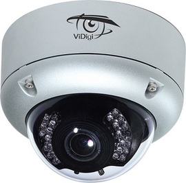 Камера видеонаблюдения ViDigi S-2105V (уличная, купольная IP, 1/2,8" 2 MP, 1920x1080, 2.8-10 мм, ИК до 20 м, MicroSD до 32Гб )