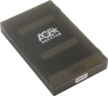 Внешний бокс AgeStar <3UBCP1-6G-Black>(2.5" SATA HDD, USB3.0)