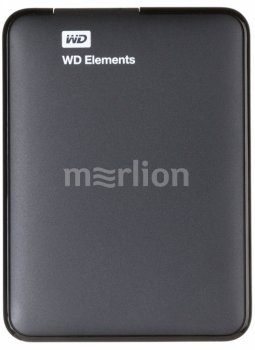 Внешний жесткий диск WD <WDBU6Y0020BBK-WESN> Elements Portable 2Tb Black EXT (RTL) 2.5" USB3.0