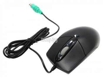 Мышь A4Tech Optical Mouse <OP-720-Black> (RTL) PS/2 3btn+Roll