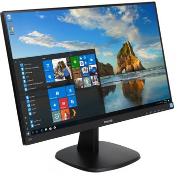 Монитор 23.8" PHILIPS 243V7QDSB/01/00 (IPS, 60Hz, LCD, 1920x1080, D-Sub, DVI, HDMI)