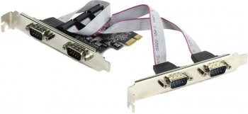 Контроллер Orient XWT-PE4SV1 (RTL) PCI-Ex1, Multi I/O, 4xCOM9M