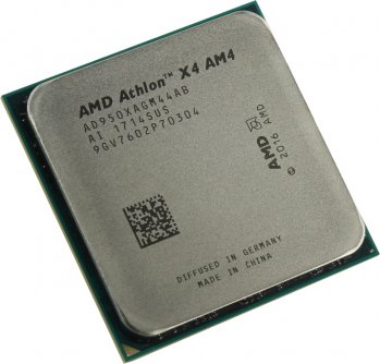 Процессор AMD Athlon X4 950 OEM <65W, 4C/4T, 3.5Gh, 2MB(L2-2MB), AM4> (AD950XAGM44AB)