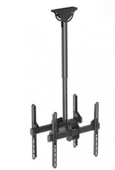 Кронштейн для телевизора Arm Media LCD-1850 черный 26"-65" макс.90кг потолочный поворот и наклон