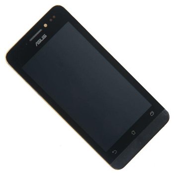 Дисплей в сборе A450CG с тачскрином и передней панелью для Asus ZenFone 4 A450CG черный, оригинал