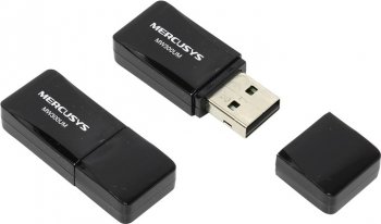 Адаптер беспроводной связи Mercusys <MW300UM> N300 Wireless N Mini USB Adapter (802.11b/g/n, 300Mbps)