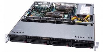 Серверная платформа SuperMicro 1U 6019P-MT (LGA3647, C621, PCI-E, SVGA, SATA RAID,4xHS SATA, 2xGbLAN, 8DDR4 500W)