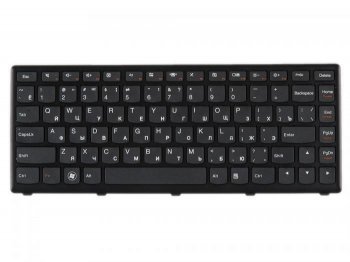 Клавиатура в сборе NSK-BC6SC для ноутбука Lenovo S300, S400, S400U, S405, S40-70, черная с рамкой, гор. Enter