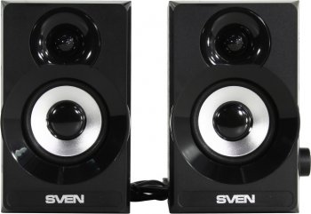 Колонки SVEN SPS-517 Black (2x3W, дерево, питание от USB)
