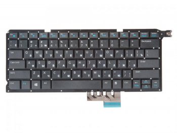 Клавиатура MP-12G73SU-920 для ноутбука Dell Vostro 14 5480R, 5460, V5460, 5470, 5480, 5439, P41G, 14Z, черная без рамки, гор. Enter