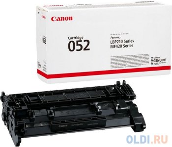 Картридж Canon 052 2199C002 черный (3100стр.) для MF421dw/MF426dw/MF428x/MF429x