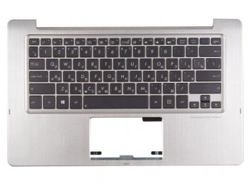 Клавиатура в сборе 90NB0071-R31RU0 для ноутбука Asus TX300 с топкейсом, с подсветкой