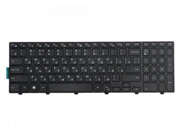 Клавиатура в сборе MP-13N73US-442 черная с рамкой, backlight, гор. Enter для ноутбука Dell Inspiron 15-3000, 15-5000, 17-5000, Inspiron 3541, 3542, 35