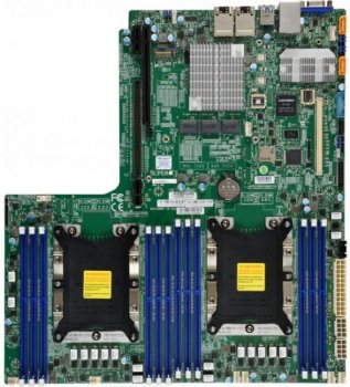 Материнская плата SuperMicro MBD-X11DDW-L-O Soc-3647 iC621 eATX 12xDDR4 14xSATA3 SATA RAID iC621 2хGgbEth Ret