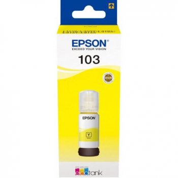Чернила Epson 103Y C13T00S44A желтый (65мл) для Epson L3100/3110/3150
