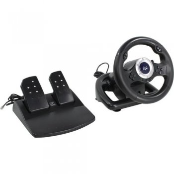 Руль SVEN GC-W500 <Black> (рулевое колесо, педали, 10кн., USB)