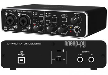 Звуковая карта Behringer U-PHORIA UMC202HD