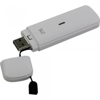 Модем GSM 2G/3G/4G ZTE MF833N USB Firewall +Router внешний белый