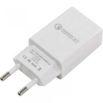 Зарядка USB-устройств Cablexpert <MP3A-PC-16> USB (Вх.AC100-240V, Вых. DC5V/9V/12V, 18W, USB)