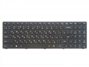 Клавиатура в сборе Lenovo Ideapad 100-15IBD, 100-15IBY, 300-15, B50-80, B50-50, черная с рамкой, гор. Enter 9Z.NCSSN.20R